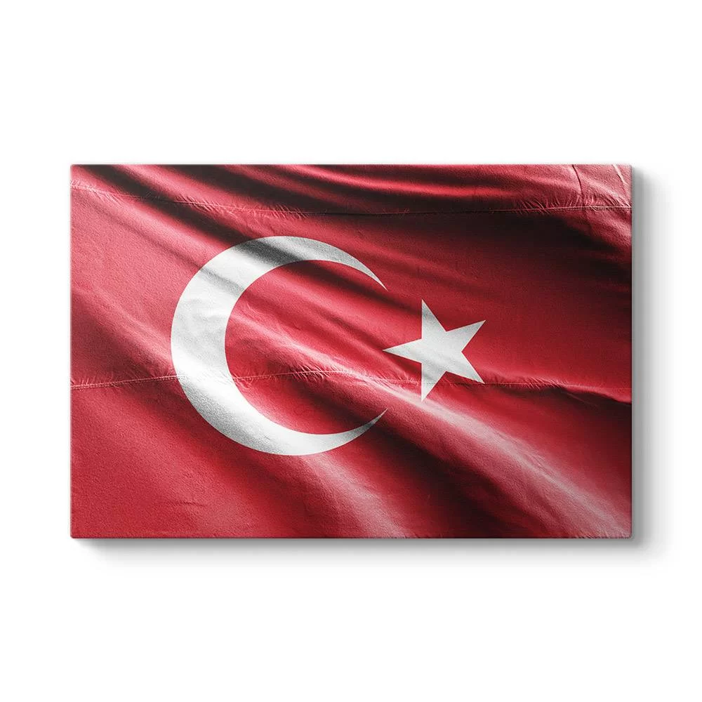 Dalgalanan Türk Bayrağı - Model 1